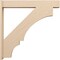 Ekena Millwork 7 1/2-in W x 48-in D x 48-in H Balboa Block Rough Cedar Woodgrain TimberThane Outlooker, Primed Tan OUTUR075X48X48BOA44RCPR - alternate 5